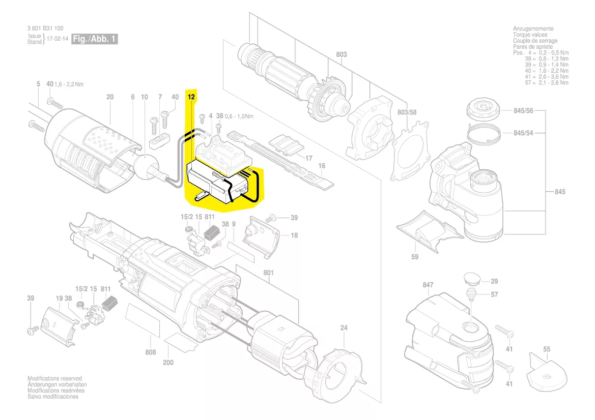 Régulateur de vitesse réf. 1 607 233 5BM BOSCH